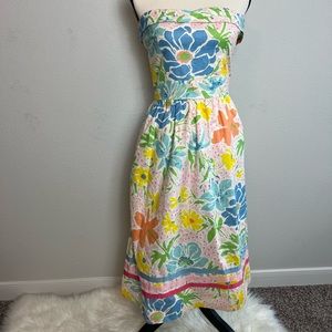 Blair Wolverton strapless flower dress